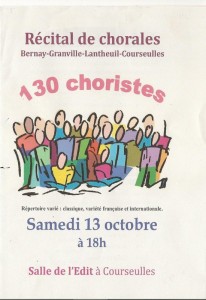 Rencontre Courseulle affiche 2012